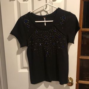 Never work brand new free people T-shirt